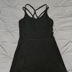 Old Navy Black One-Shoulder-Inspired Strappy Dress